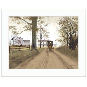 "Headin Home" by Billy Jacobs, Ready to Hang Framed Print, White Frame