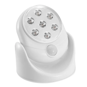 Wireless LED Spotlight 90 Degree Motion Sensor Night Lamp (Option: White)