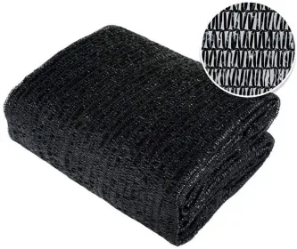12ft*6ft This Finished Black Shade Net Provides Efficient Shading, Protects Plant Health, And Enhances Gardening Results. (Option: 12ft20ft)
